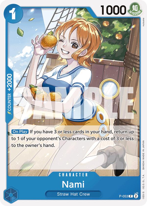Nami (P-053) (Reprint) [Premium Booster -The Best-] | Good Games Morley