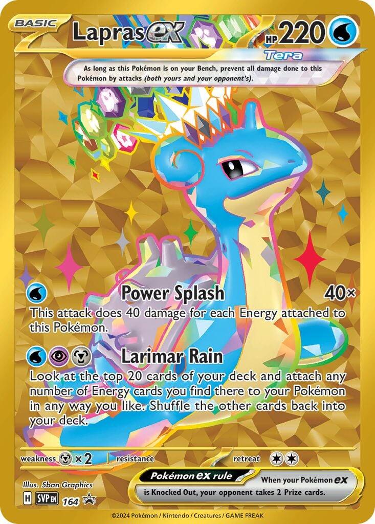 Lapras ex (164) [Scarlet & Violet: Black Star Promos] | Good Games Morley