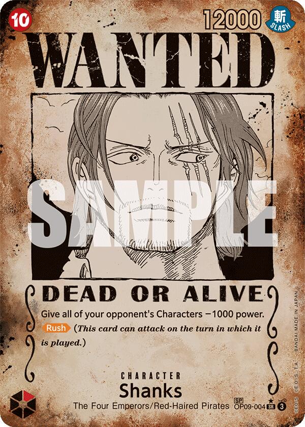 Shanks (Wanted Poster) [Emperors in the New World] | Good Games Morley