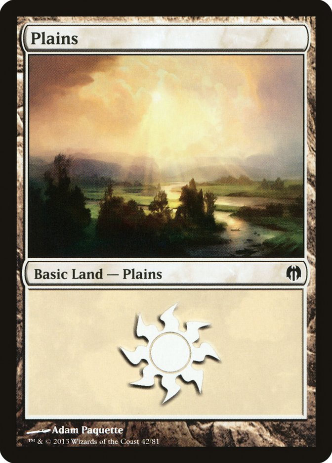 Plains (42) [Duel Decks: Heroes vs. Monsters] | Good Games Morley