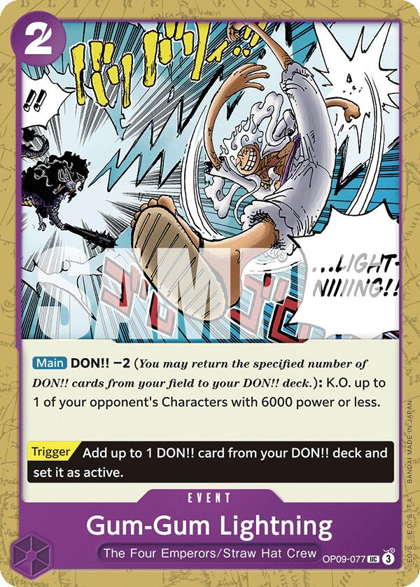 Gum-Gum Lightning [Emperors in the New World] | Good Games Morley
