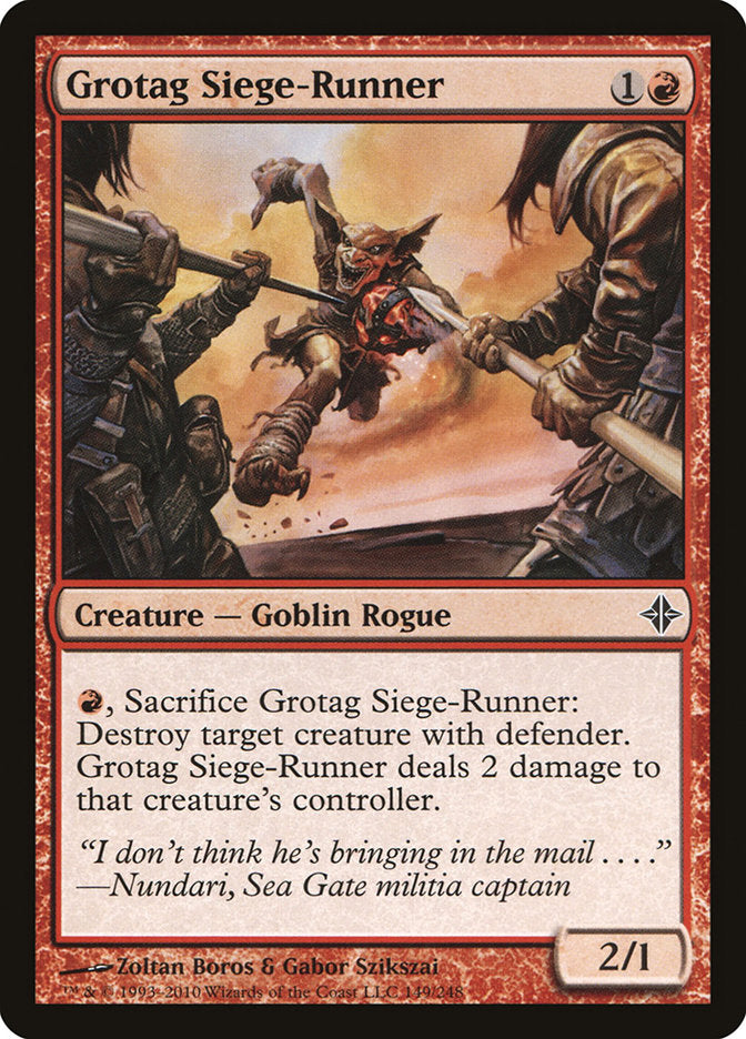 Grotag Siege-Runner 149/248 (Rise of the Eldrazi)  - Foil | Good Games Morley