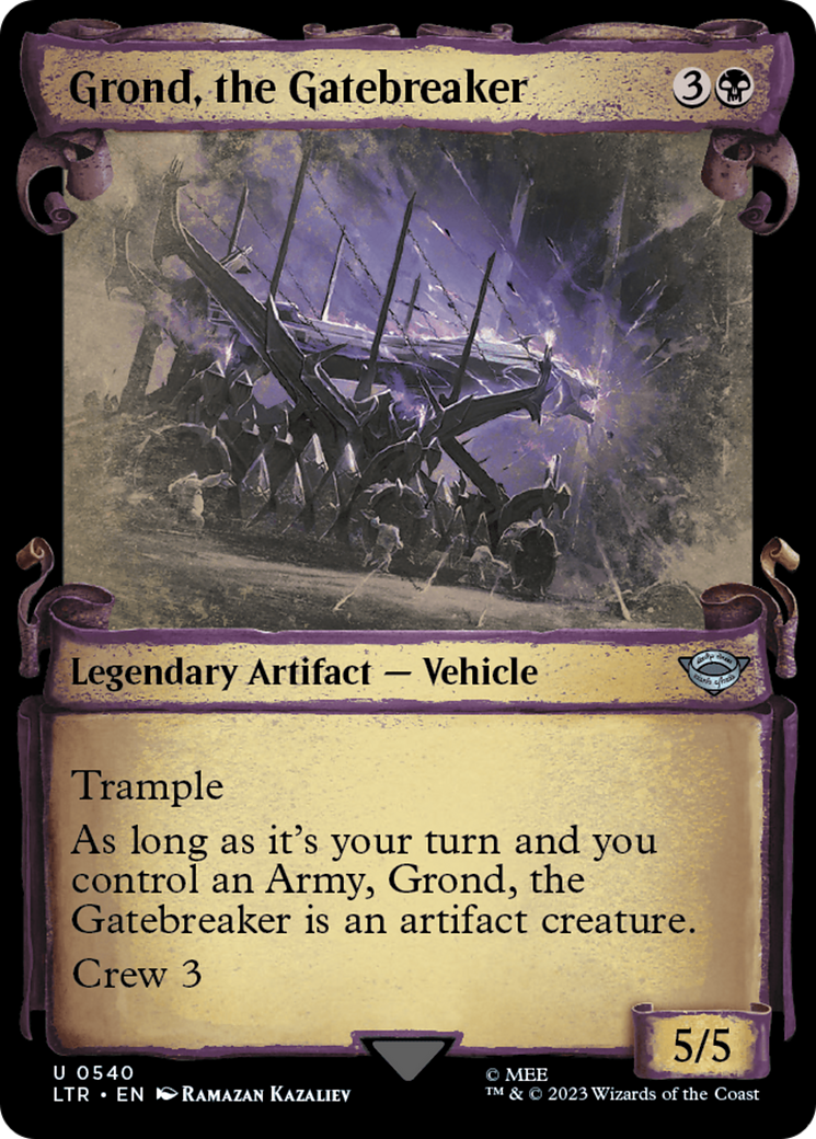 Grond, the Gatebreaker [The Lord of the Rings: Tales of Middle-Earth Showcase Scrolls] | Good Games Morley