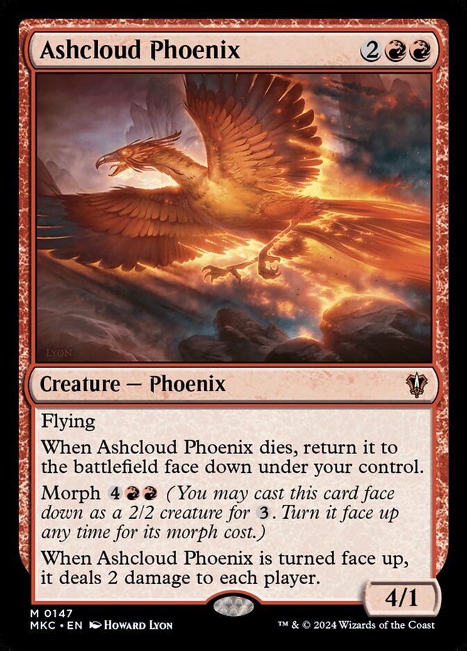 Ashcloud Phoenix 147/311 (Commander: Murders at Karlov Manor)  | Good Games Morley
