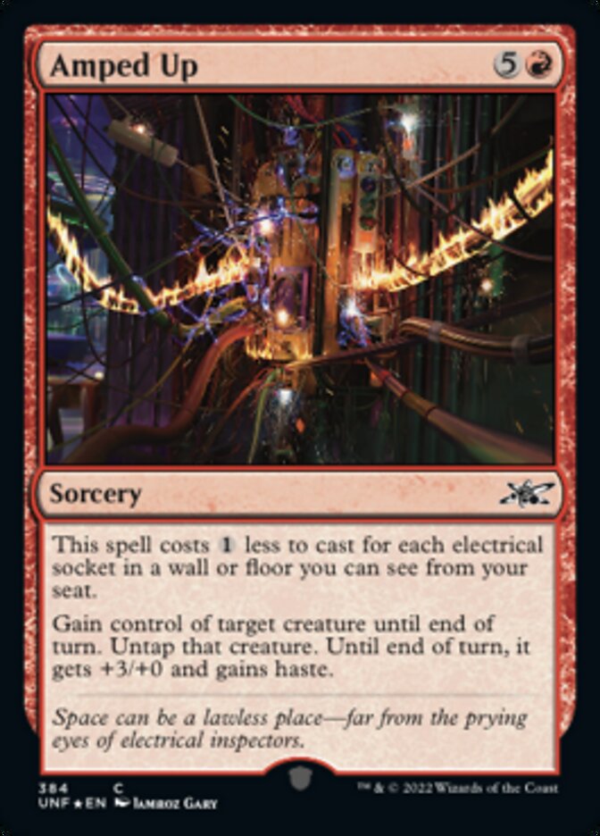 Amped Up (Galaxy Foil) [Unfinity] | Good Games Morley