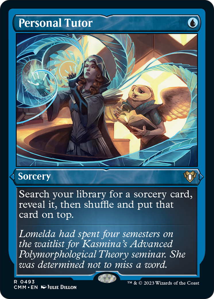 Personal Tutor (Foil Etched) [Commander Masters] | Good Games Morley
