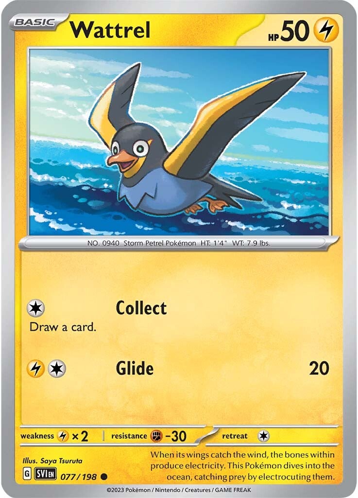 Wattrel (077/198) [Scarlet & Violet: Base Set] | Good Games Morley