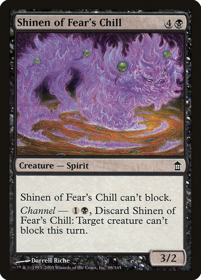 Shinen of Fear's Chill [Saviors of Kamigawa] | Good Games Morley