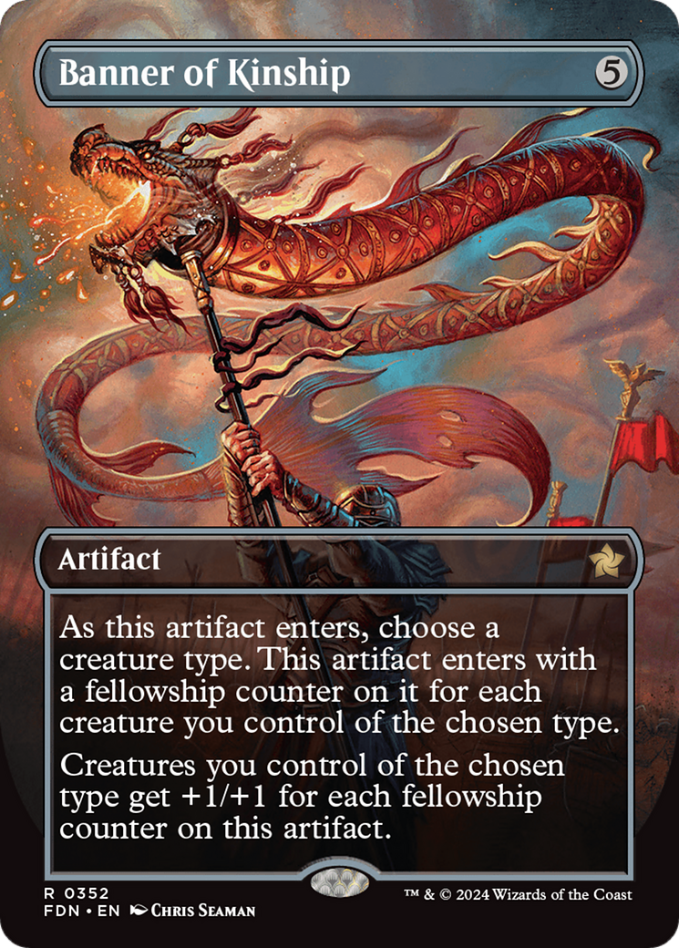 Banner of Kinship (Borderless) [Foundations] | Good Games Morley