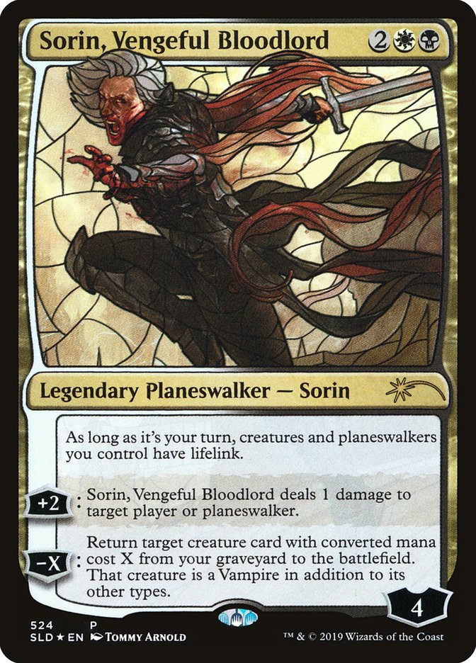 Sorin, Vengeful Bloodlord (Stained Glass) [Secret Lair Drop Promos] | Good Games Morley