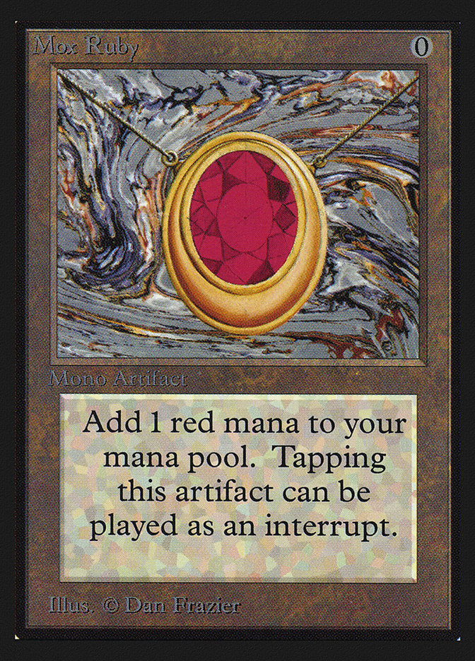 Mox Ruby [International Collectors' Edition] | Good Games Morley