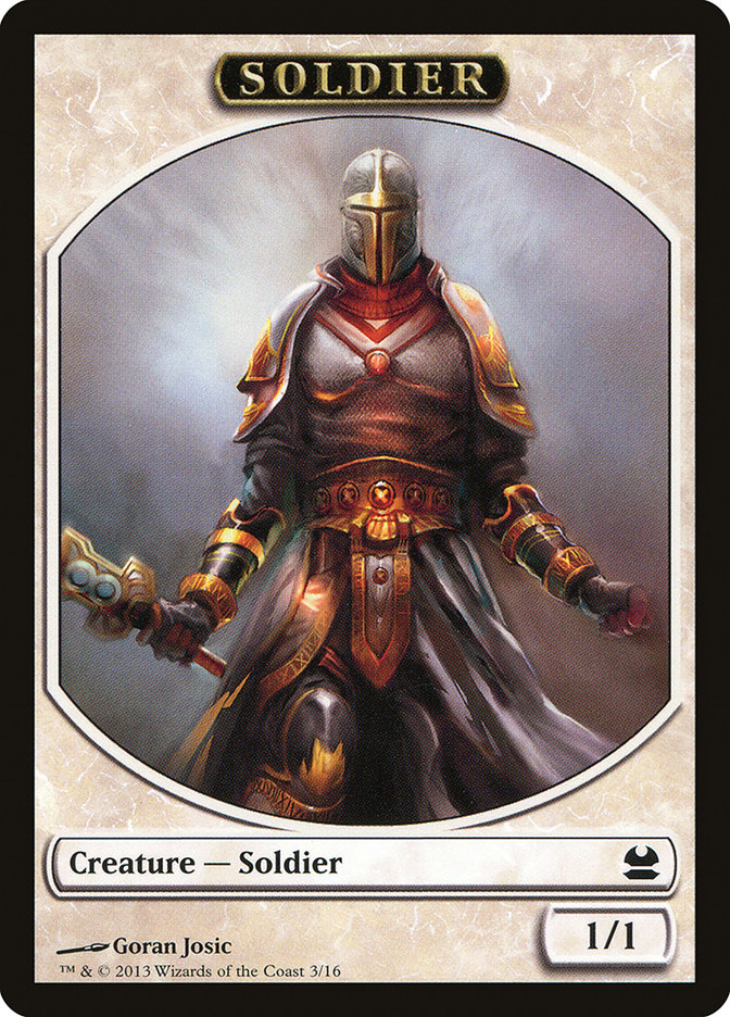 Soldier Token [Modern Masters Tokens] | Good Games Morley