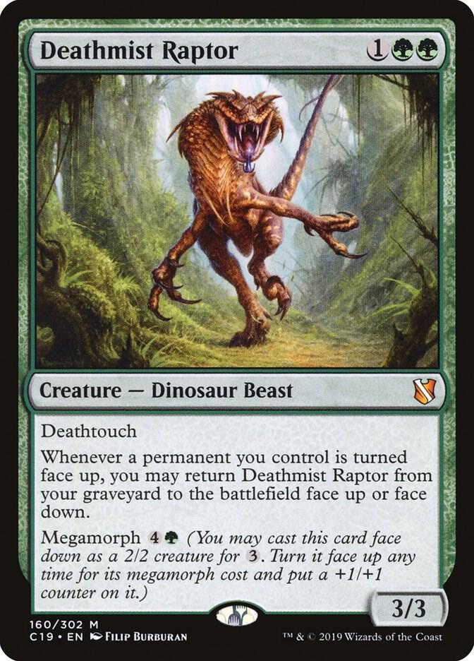 Deathmist Raptor 160/302 (Commander 2019)  | Good Games Morley