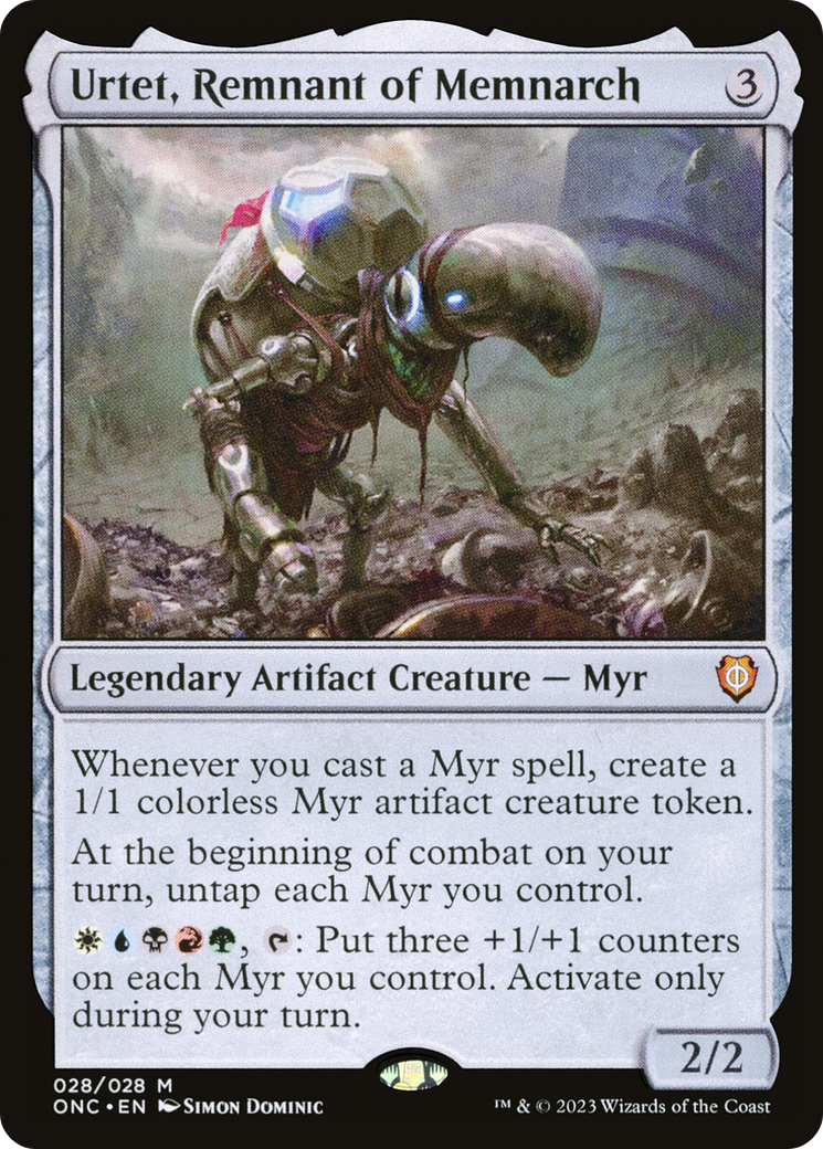 Urtet, Remnant of Memnarch [Phyrexia: All Will Be One Commander] | Good Games Morley