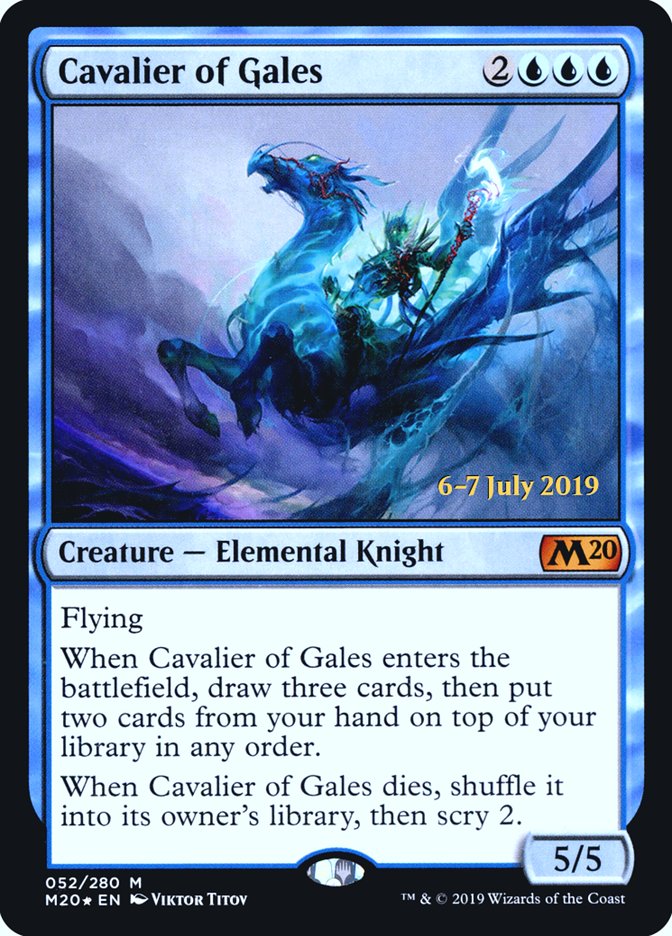 Cavalier of Gales [Core Set 2020 Prerelease Promos] | Good Games Morley