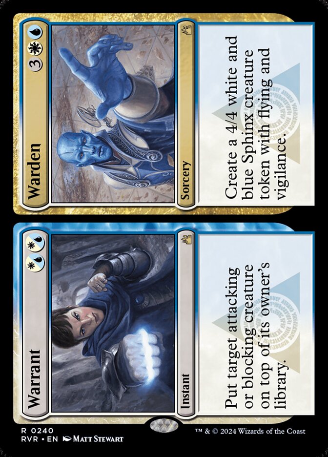 Warrant // Warden 240/291 (Ravnica Remastered)  - Foil | Good Games Morley