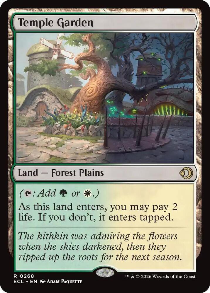 Temple Garden 268 (Lorwyn Eclipsed)  - Foil | Good Games Morley