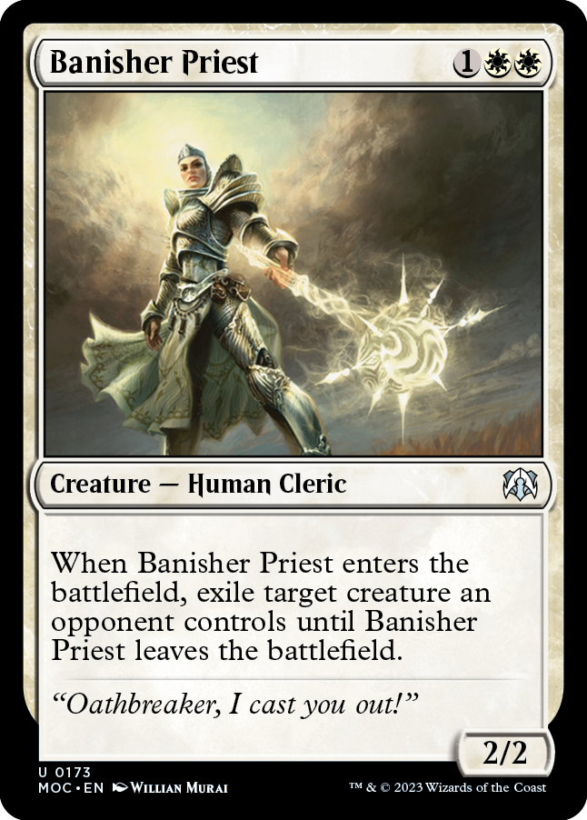 Banisher Priest [March of the Machine Commander] | Good Games Morley