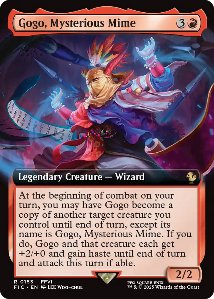Gogo, Mysterious Mime (Extended Art) [FINAL FANTASY Commander] | Good Games Morley