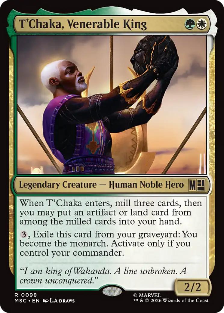 T'Chaka, Venerable King [Marvel Super Heroes Commander] | Good Games Morley