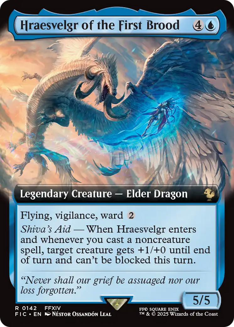 Hraesvelgr of the First Brood (Extended Art) [FINAL FANTASY Commander] | Good Games Morley
