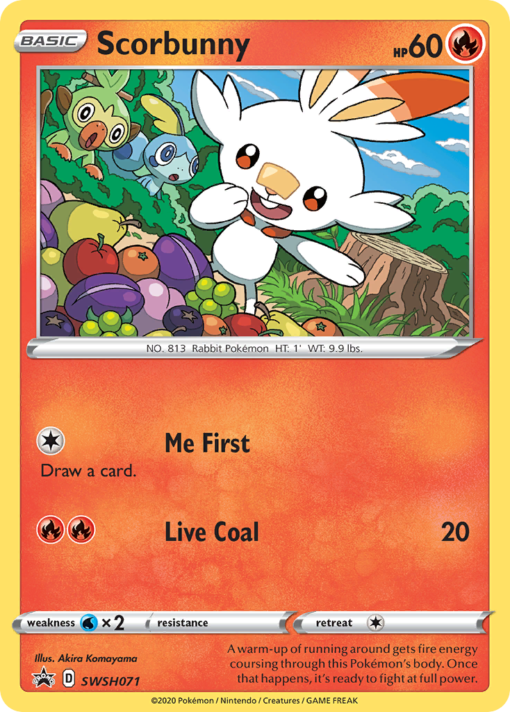 Scorbunny (SWSH071) [Sword & Shield: Black Star Promos] | Good Games Morley