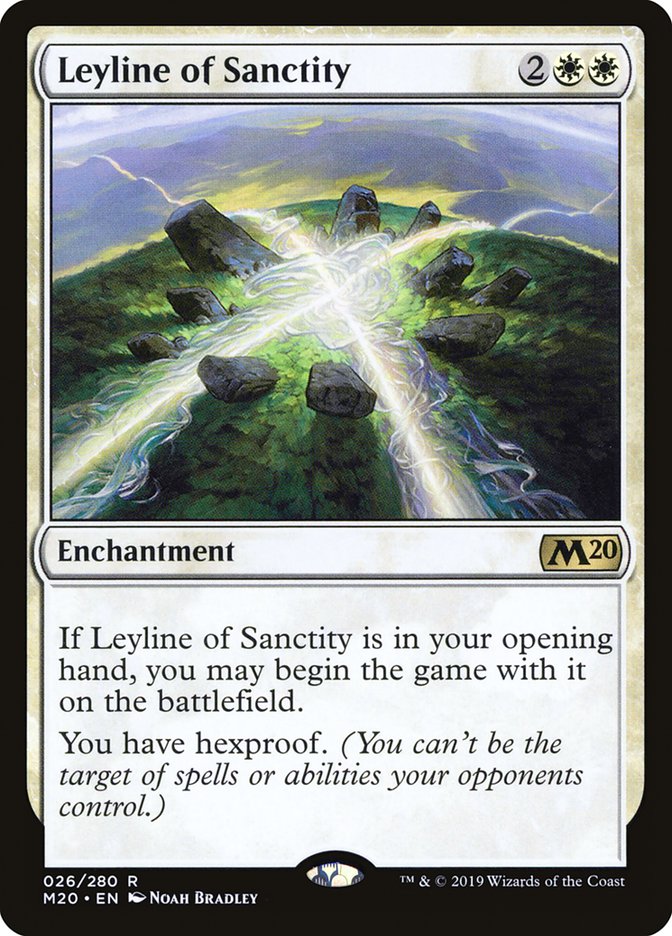 Leyline of Sanctity 26/280 (Core Set 2020)  | Good Games Morley