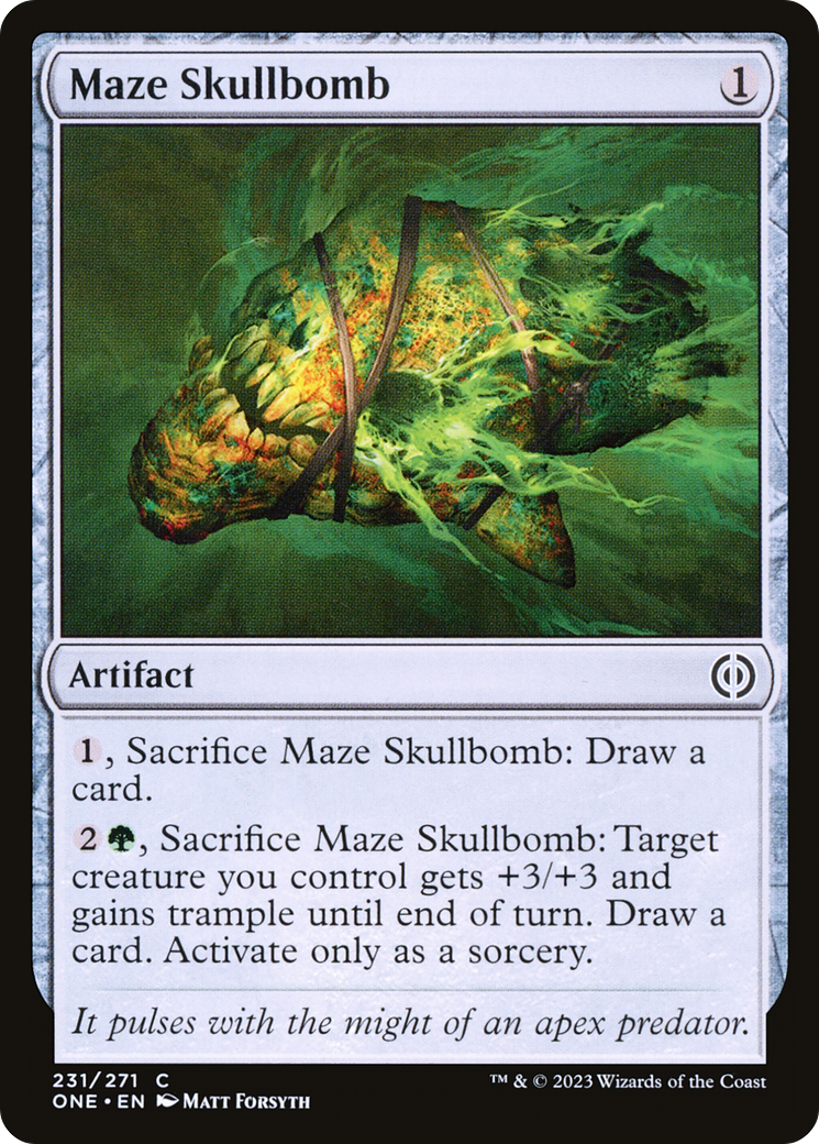Maze Skullbomb [Phyrexia: All Will Be One] | Good Games Morley