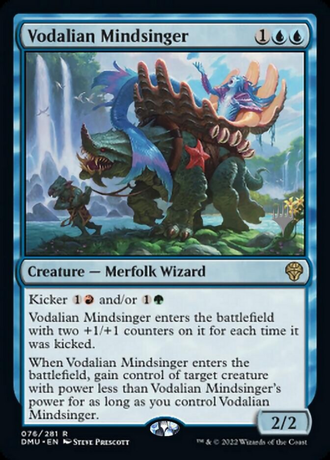 Vodalian Mindsinger (Promo Pack) [Dominaria United Promos] | Good Games Morley
