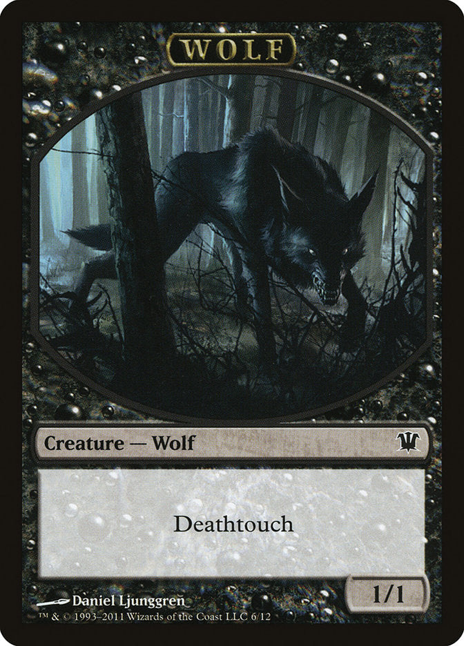 Wolf Token (6/12) [Innistrad Tokens] | Good Games Morley