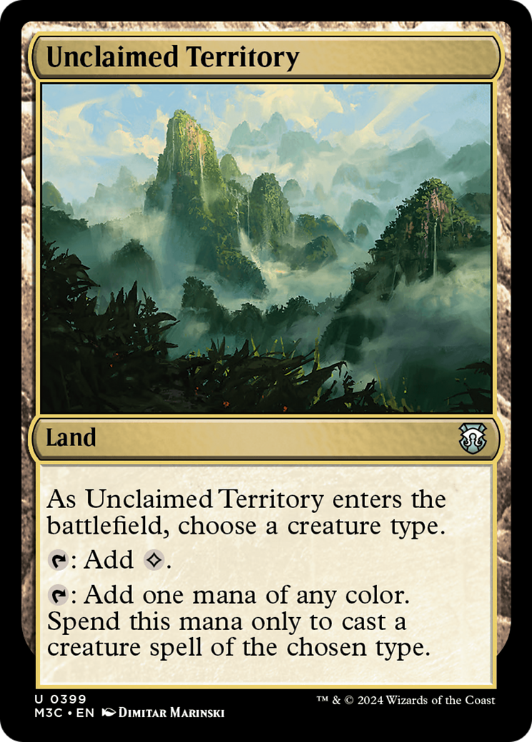 Unclaimed Territory (Ripple Foil) [Modern Horizons 3 Commander] | Good Games Morley