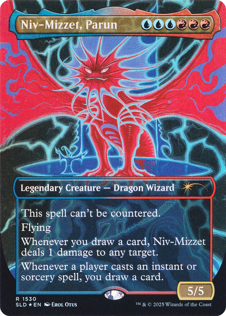 Niv-Mizzet, Parun (Rainbow Foil) [Secret Lair Drop Series] | Good Games Morley