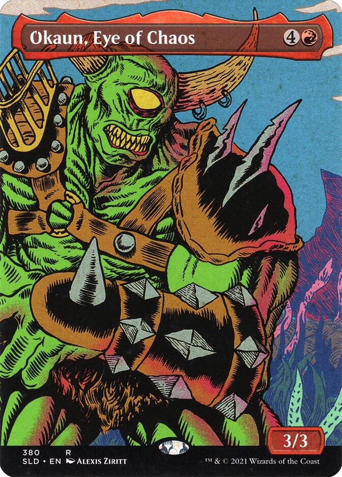 Okaun, Eye of Chaos (Display Commander) [Secret Lair Drop Promos] | Good Games Morley
