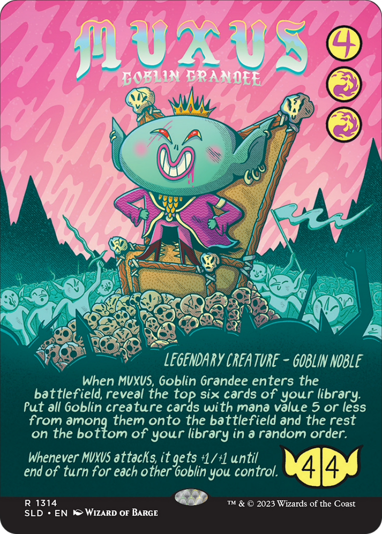Muxus, Goblin Grandee (Rainbow Foil) [Secret Lair Drop Series] | Good Games Morley