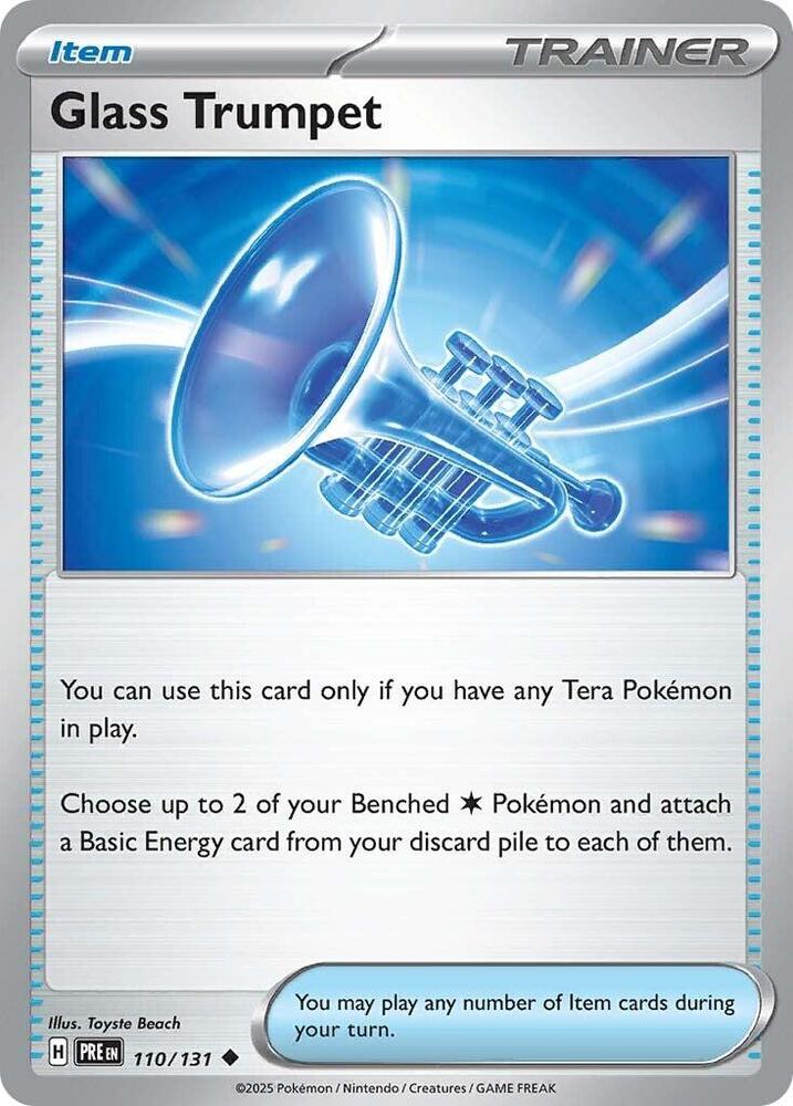 Glass Trumpet (110/131) [Scarlet & Violet: Prismatic Evolutions] | Good Games Morley