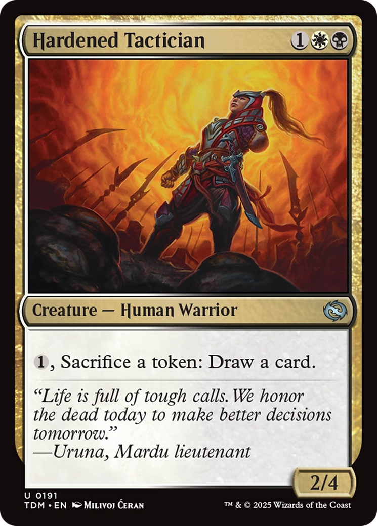 Hardened Tactician [Tarkir: Dragonstorm] | Good Games Morley