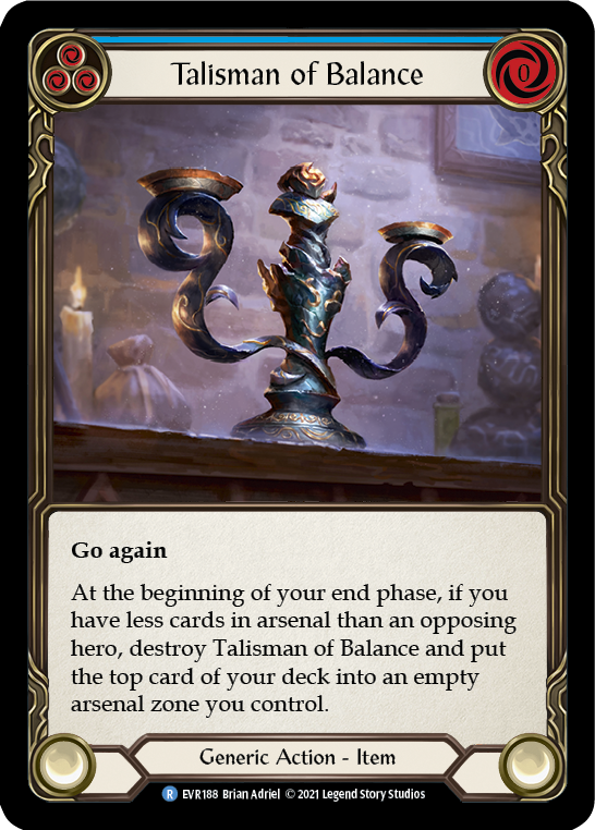 Talisman of Balance [EVR188] (Everfest)  1st Edition Cold Foil | Good Games Morley