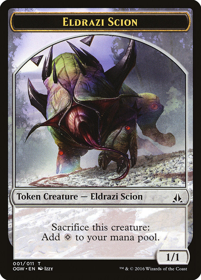 Eldrazi Scion Token (001/011) [Oath of the Gatewatch Tokens] | Good Games Morley