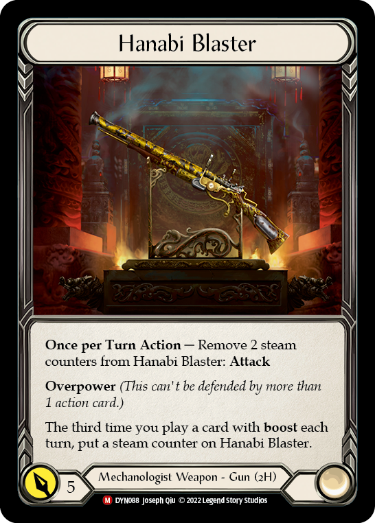 Hanabi Blaster [DYN088] (Dynasty)  Rainbow Foil | Good Games Morley