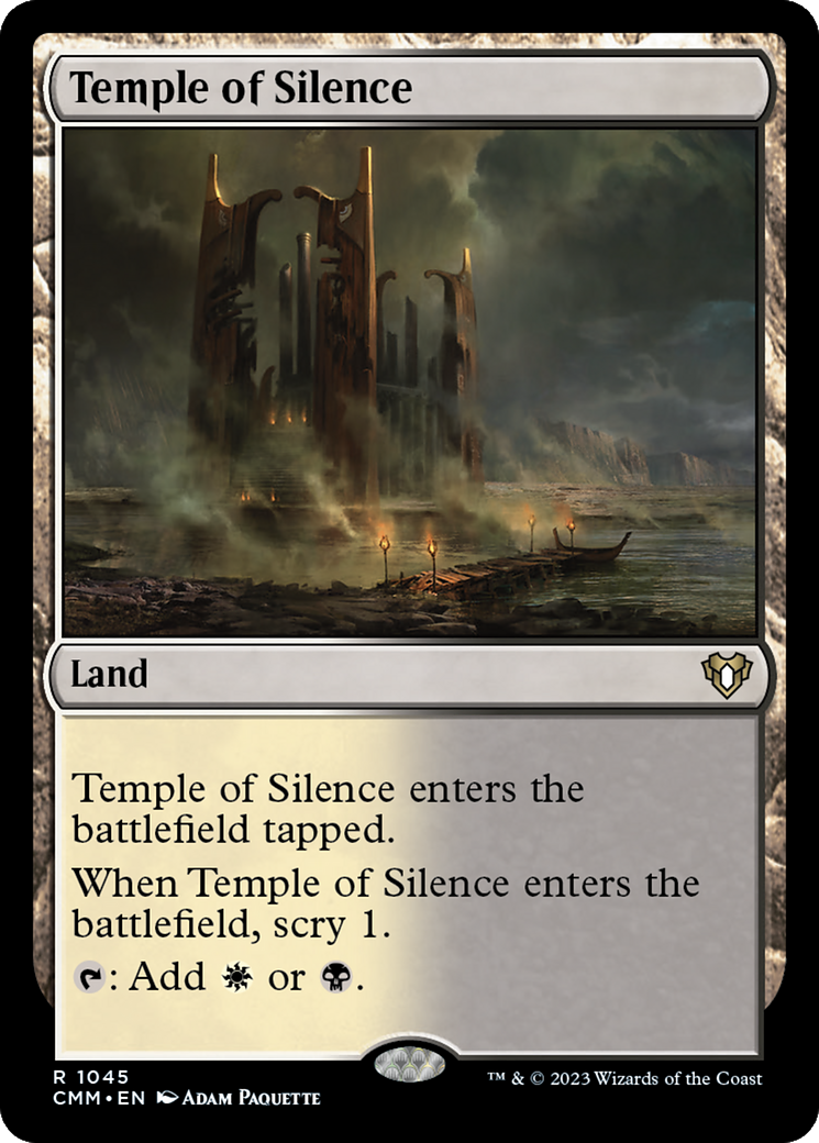 Temple of Silence [Commander Masters] | Good Games Morley