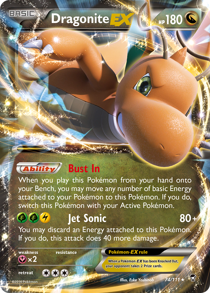 Dragonite EX (74/111) [XY: Furious Fists] | Good Games Morley