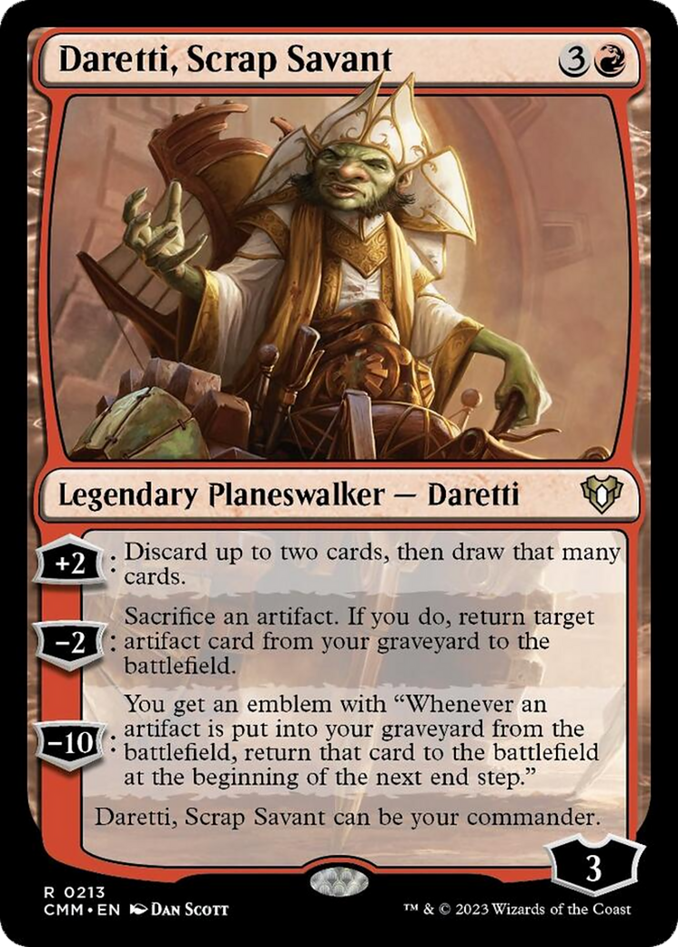 Daretti, Scrap Savant [Commander Masters] | Good Games Morley