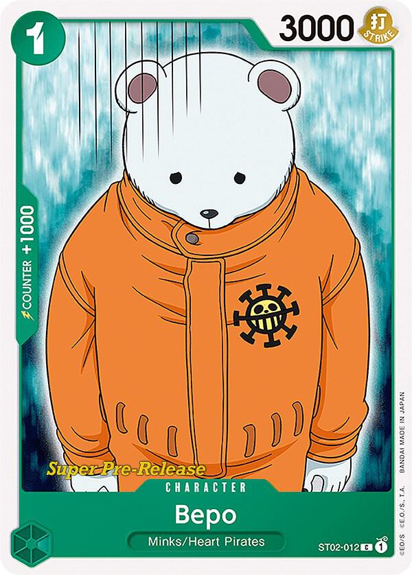 Bepo ST02-012 (Super Pre-Release Starter Deck 2: Worst Generation)  | Good Games Morley