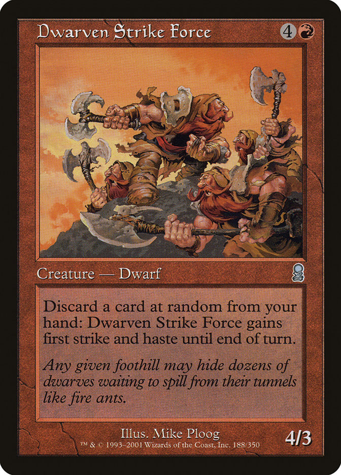 Dwarven Strike Force 188/350 (Odyssey)  | Good Games Morley