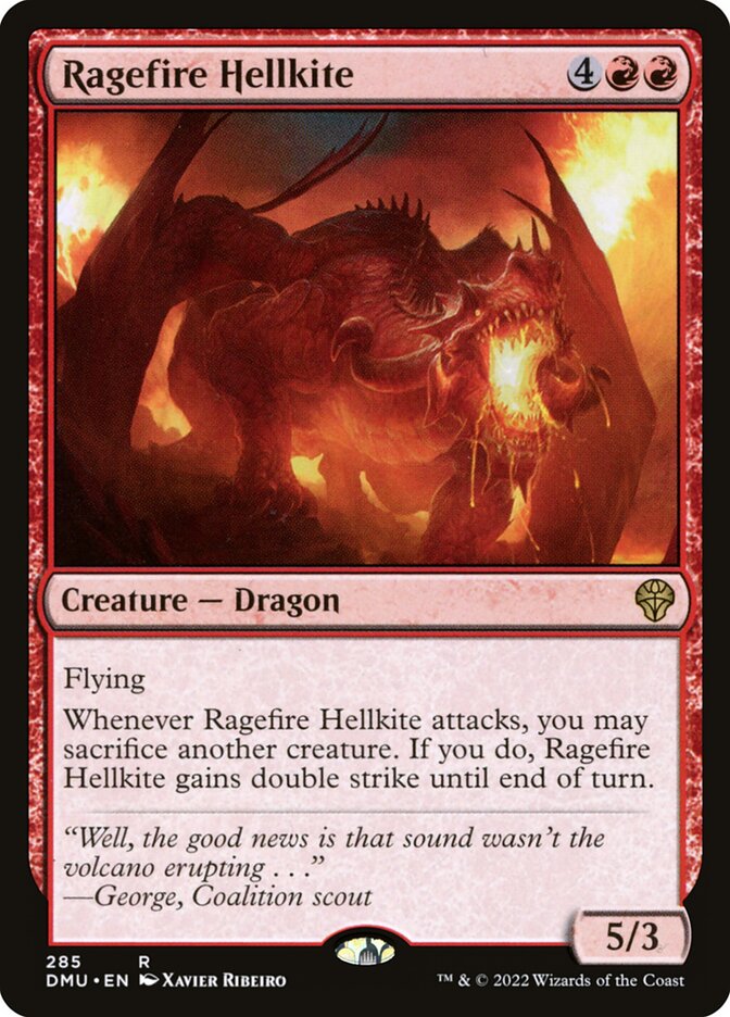 Ragefire Hellkite 285/281 (Dominaria United)  | Good Games Morley