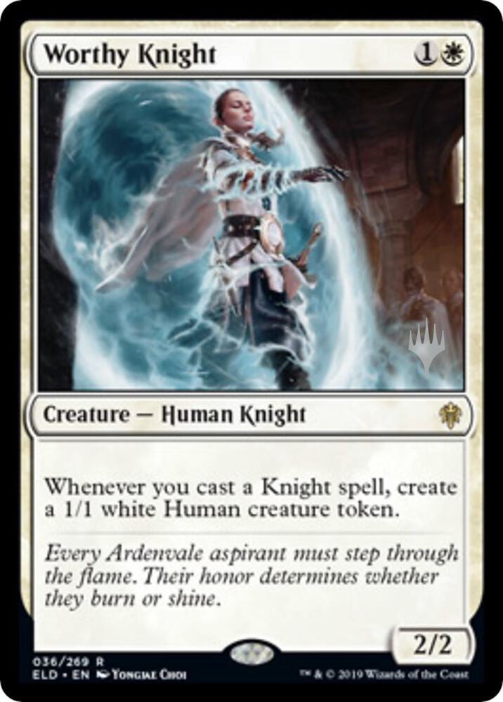 Worthy Knight 36p/152 (Promo Pack: Throne of Eldraine)  | Good Games Morley