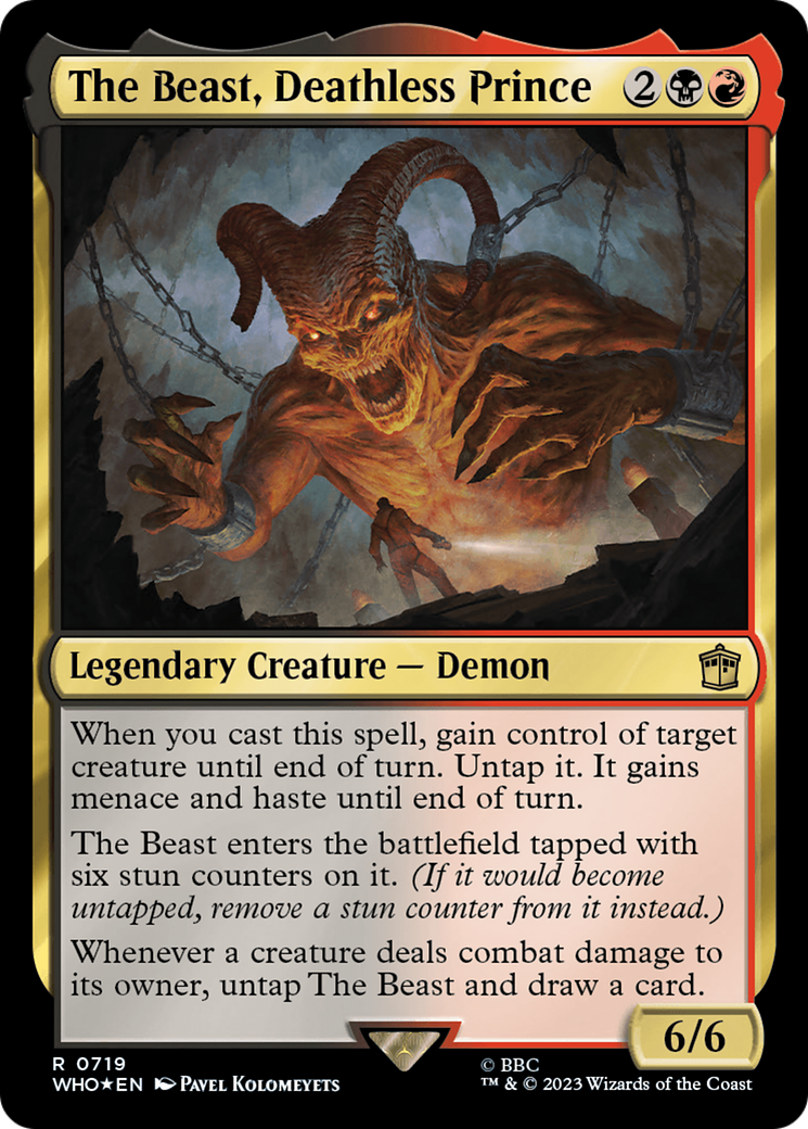 The Beast, Deathless Prince (Surge Foil) [Doctor Who] | Good Games Morley