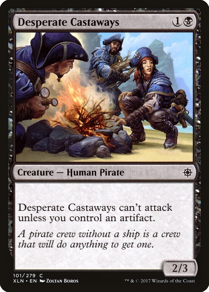 Desperate Castaways 101/279 (Ixalan)  - Foil | Good Games Morley