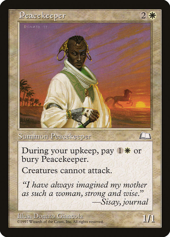 Peacekeeper 22/167 (Weatherlight)  | Good Games Morley
