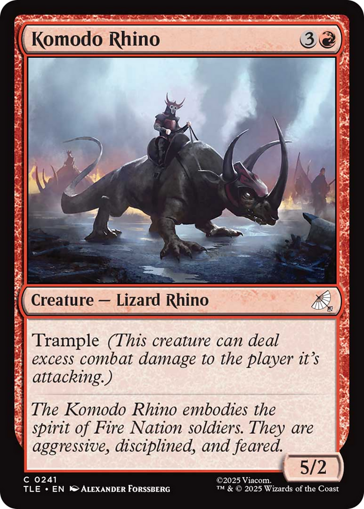 Komodo Rhino [Avatar: The Last Airbender: Eternal-Legal] | Good Games Morley